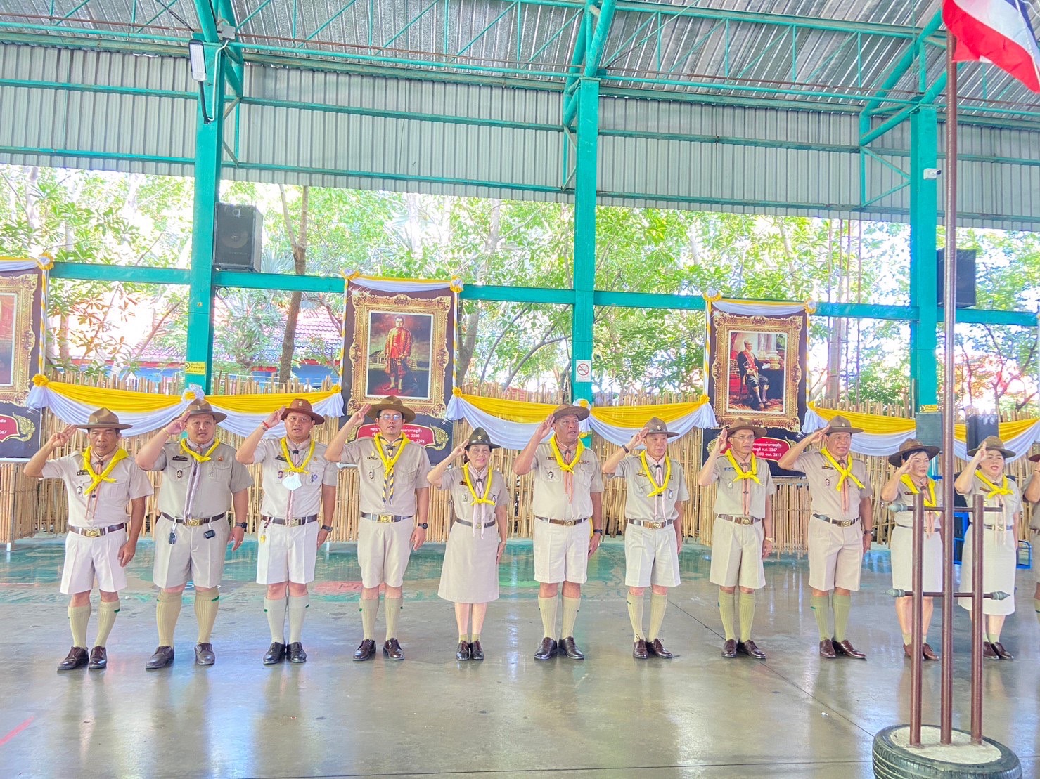 เข้าร่วมโครงการลูกเสือจิตอาสาพระราชทาน หลักสูตรผู้บังคับบัญชาลูกเสือจิตอาสาพระราชทาน ปีงบประมาณ 2565